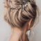 wedding updo hairstyle 1 60x60 - Simple Medium Length Hairstyles for Women