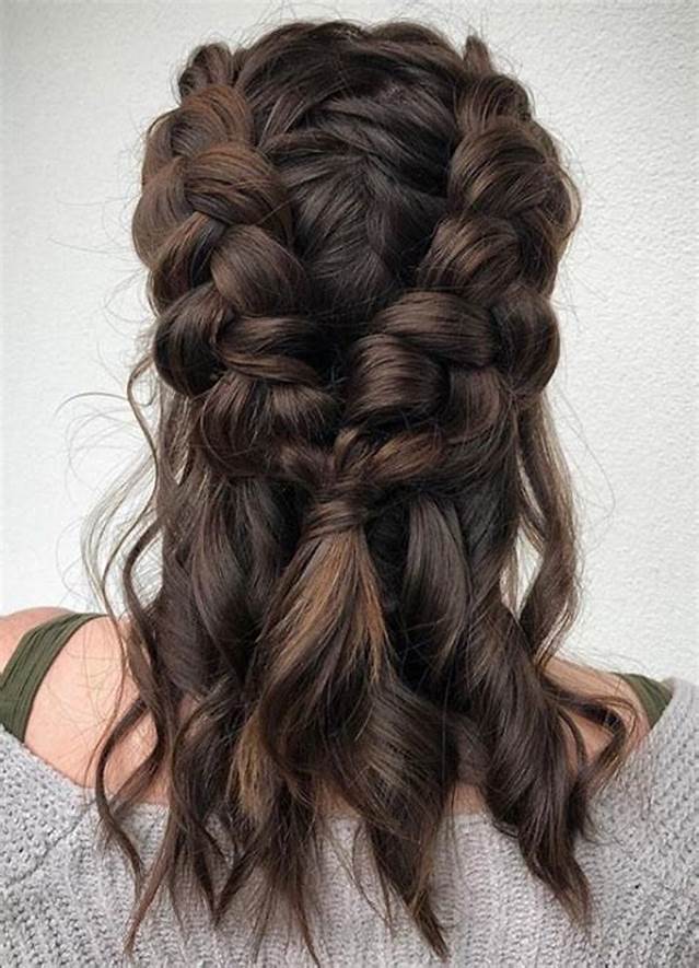 2 braids 2 - Hairstyless For Women With Curly Hair