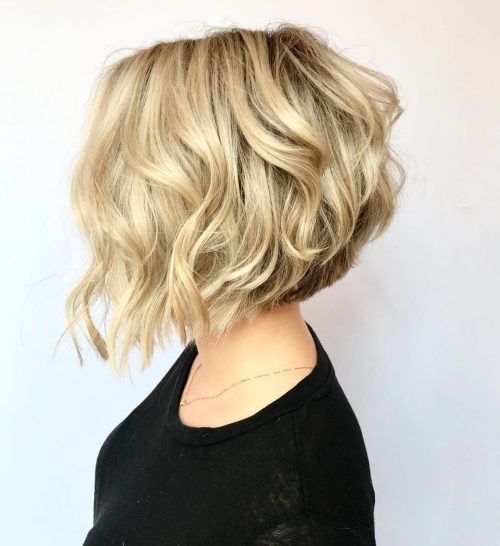 bob wavy hair - Hairstyless For Women With Curly Hair