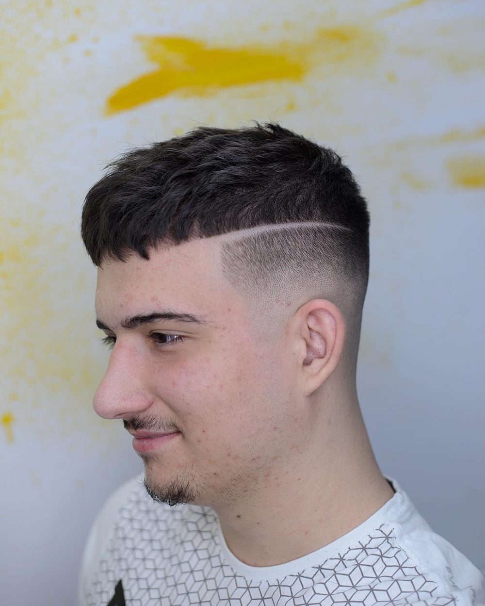 caesar cut - Hairstyles For Men With Thin Hair