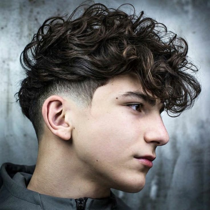 fringe curls - Hairstyles For Men With Curly Hair