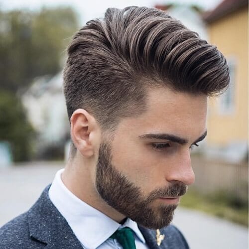 pompadour cut - Hairstyles For Men With Thin Hair