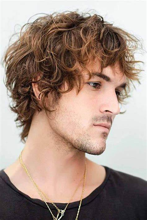 tousled hair men - Hairstyles For Men With Curly Hair